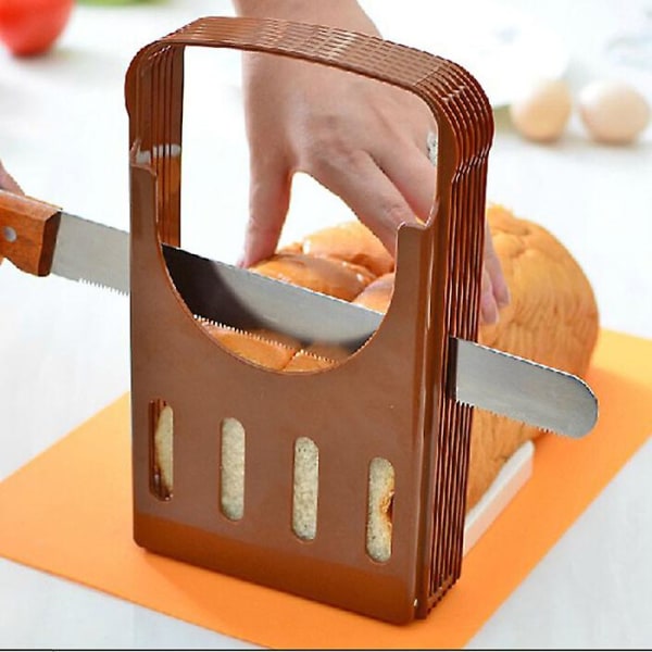 22,5*14,8*4,8cm Brødskærer, 1 stk. Brød Toast Skæreguide Brød Sandwich Maker Værktøj