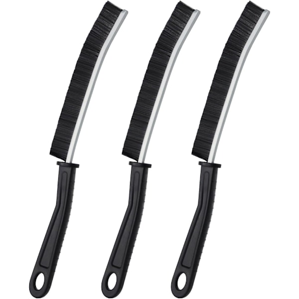 Fogrengöringsborste, 3-pack badrum, toalett, kök, fönsterdörrspår och springor djuprengöringsborste, multifunktionellt fogrengöringsverktyg