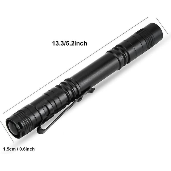 1 kpl kannettava salamavalo, erittäin kirkas LED-taskulamppu, mini kynän muotoinen taskulamppu lahjoihin ja päivittäiseen käyttöön