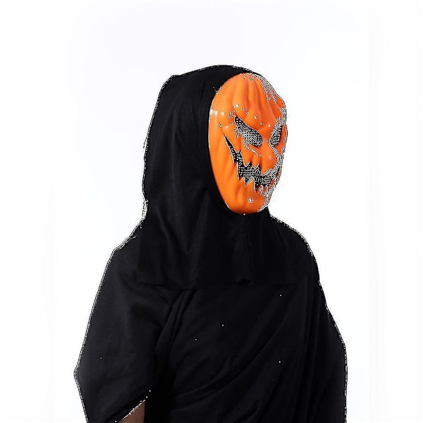 Halloween Gresskar Spøkelsesfestmaske Skummel Maske Maske Rekvisitter_c