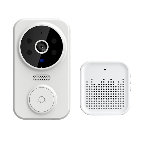 Smart Ring Dörrklocka Trådlös Fjärrkontroll Video Dörrklocka Smart Visuell Dörrklocka Hem Intercom HD Nattvision Wifi Laddningsbar Dörrklocka