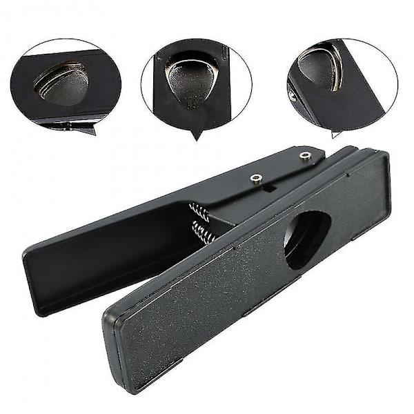 Professionell Gitarr Plektrum Punch Picks Maker Kortklippare DIY Egen Svart