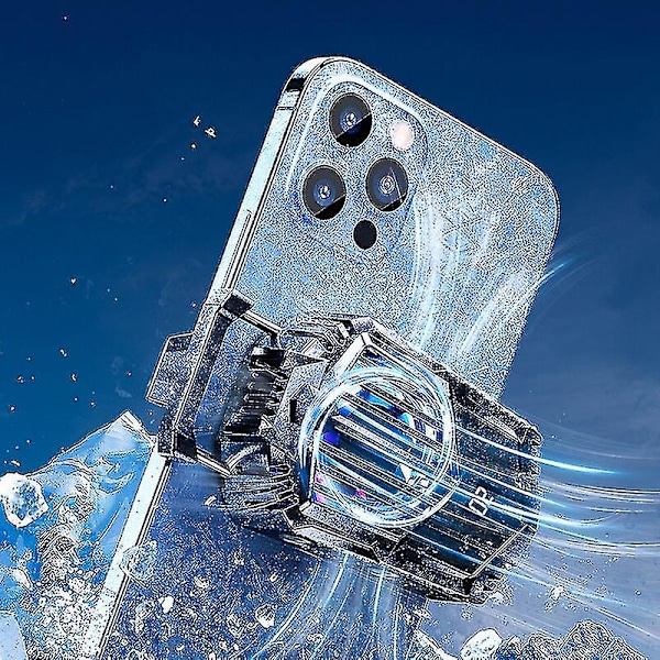 Kiinnitettävä hauska jäähdytin Pelikännykän jäähdytin Mini-puhelimen jäähdytyspuhaltimen säteilijä Turbo-pelijäähdytin iPhone Samsung Xiaomi Note 8 Niuniu