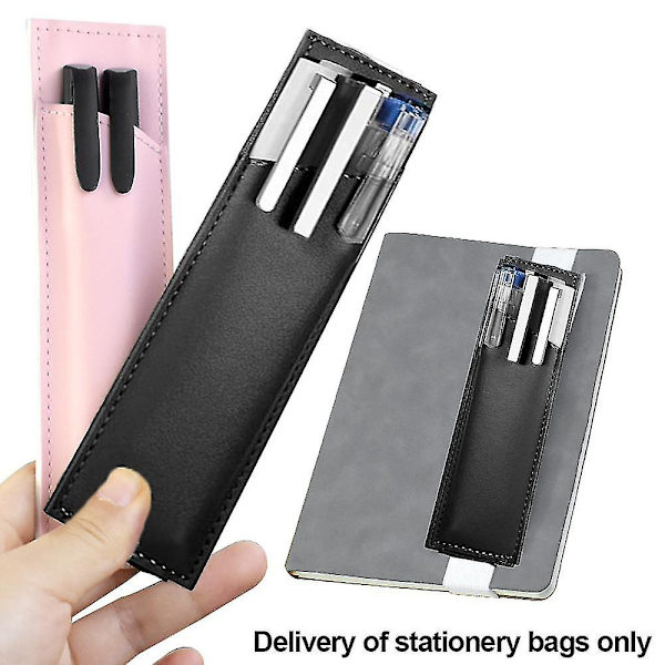 Pennfodral (2-pack), pennfodral med elastiskt band för pennor