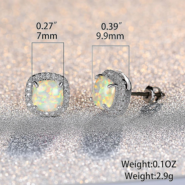 Hvidguldbelagte Kreerede Sorte Diamant Ørestik Xq-ps726