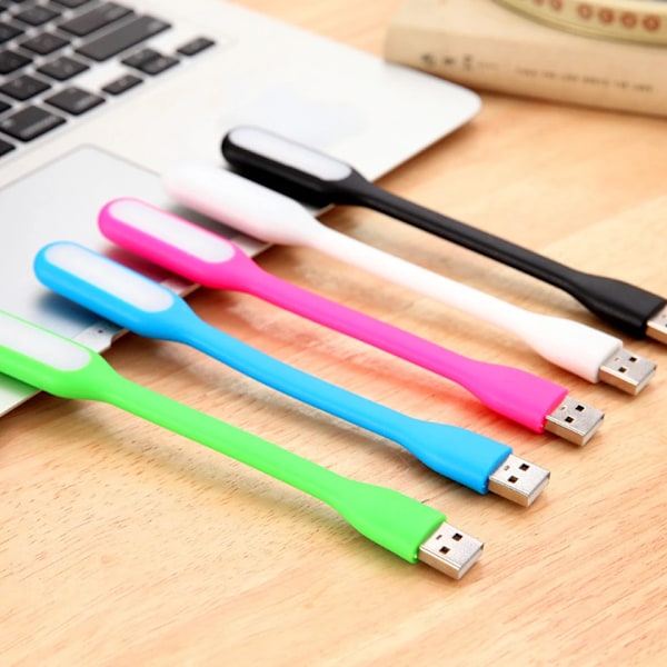 6 kpl kannettava USB 5V LED-lukuvalo Mini-kirjavalo Taitettava leirintäyövalo Pöytälamppu