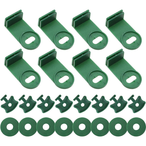 Greenhouse Corner Bracket Clips For Bubble Wrap Sunshade Netting Insulation Shading Fixation With Washers Greenhouses Plant Germination Equipmentgreen