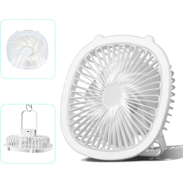 Multifunctional Mini USB Fan (3 Speeds), Mini Desktop Fan and Desktop Stand - Perfect for Home, Office and Outdoors