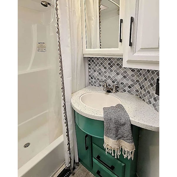 Laatat 30x30cm, 1 kpl 3D-liimaseinälaatat itseliimautuvat backsplash-laatat keittiön seinätarrat liimalaatat kylpyhuoneen seinäpeite - Damask Gray