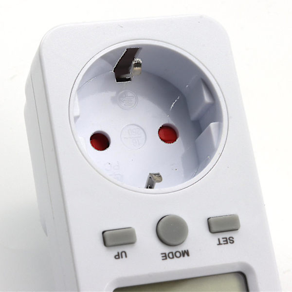 Energimätare Effektmätare Effektmätare Effektmätare Uttag 230v 16a Eu-kontakt (Modell 1)