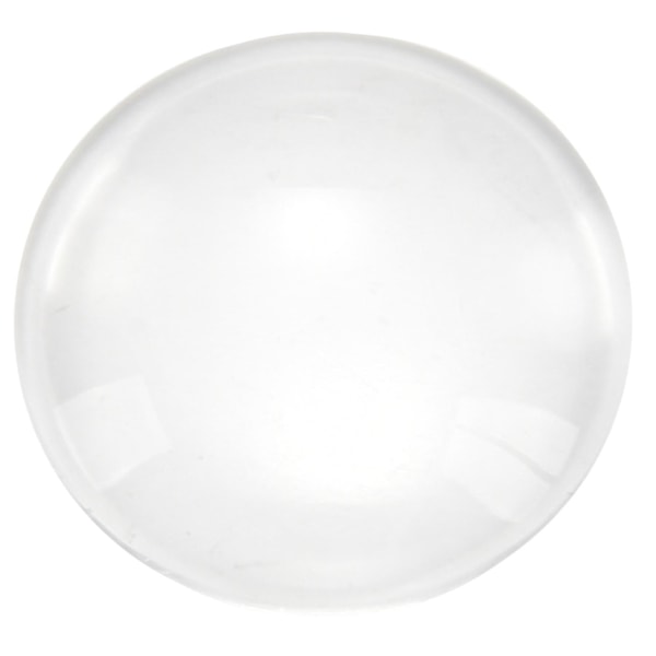 Kompatibel med 10 stk./sæt 20 mm Runde Flade Bagside Klar Glas Cabochon Tidsstein Patch