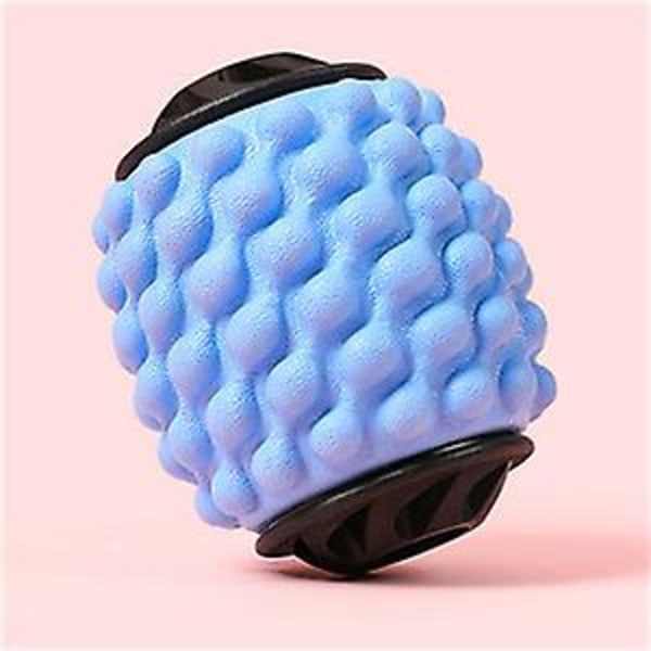 Manuaalinen vaahtohierontarulla, 360 selluliittia suojaava syvä kudos jalkojen lihashieronta, 4 pyörää, syväkudos- ja lihasterapia (sininen)