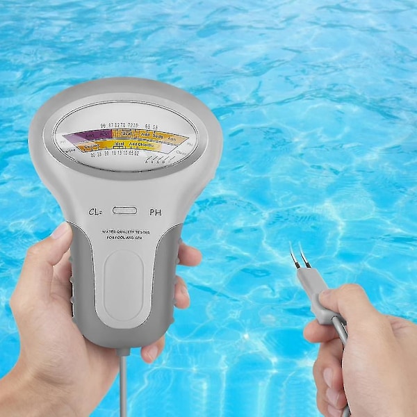 Klormätare Två-i-ett för Pool och Spa - Vattenkvalitetstest