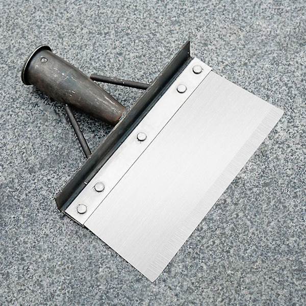 Utomhus trädgård rengöring platt skopa robust skarp blad rengöring spade huvud för utomhus trädgård gräs, 20cm