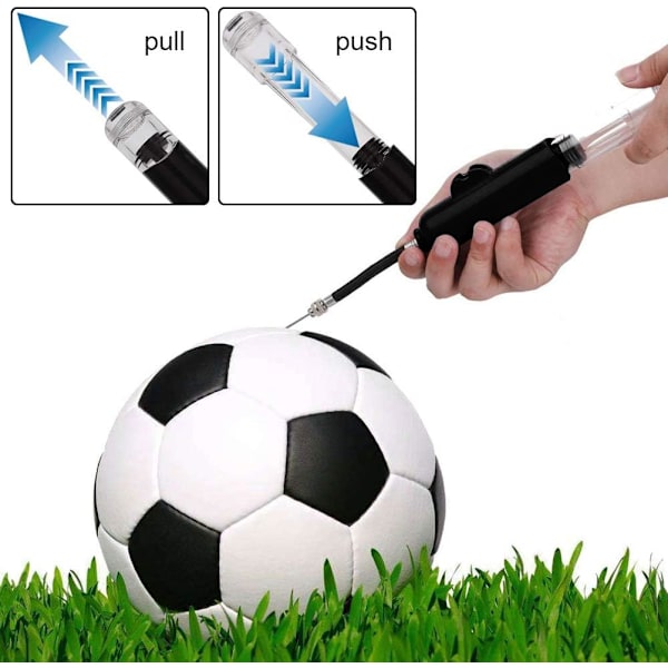 1 STYK ballpumper, luftpumpe for baller, bærbar toveis hurtigfyll håndluftpumpe