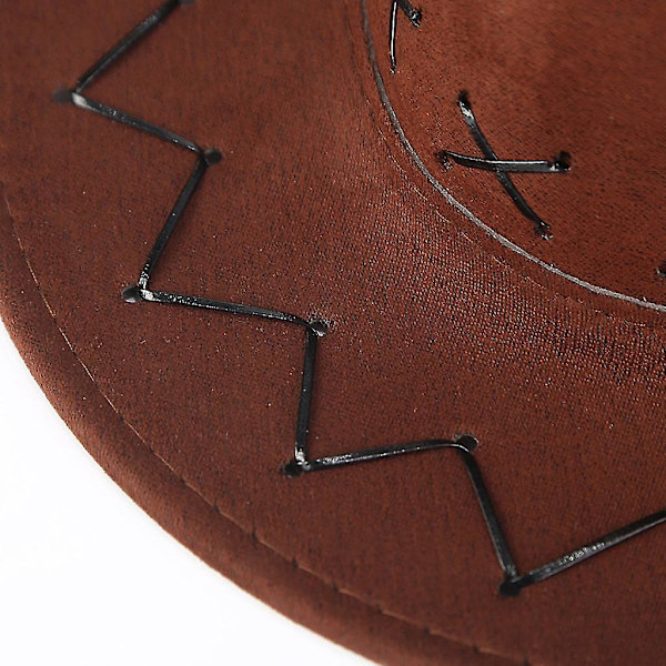 Unisex Vuxen Western Cowboyhatt Mongoliskt Hatt Gräsmark Solskyddsmössa