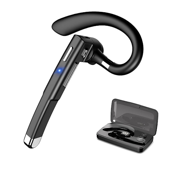 Bluetooth Handsfree Headset Trådlöst Business Headset Brusreducerande Hörlurar med Mikrofon för Bilkörning