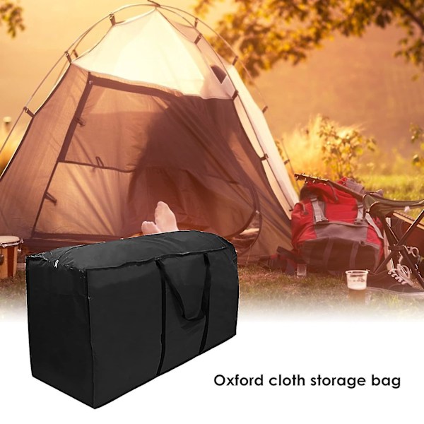 Opbevaringspose til havemøbelpuder, 210d Oxford stof opbevaringspose (173x76x51cm)