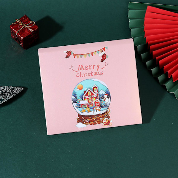 Julegave Smykke Nedtællingskalender Advent DIY Armbånd Blind Box Rosenguld Gaveæske
