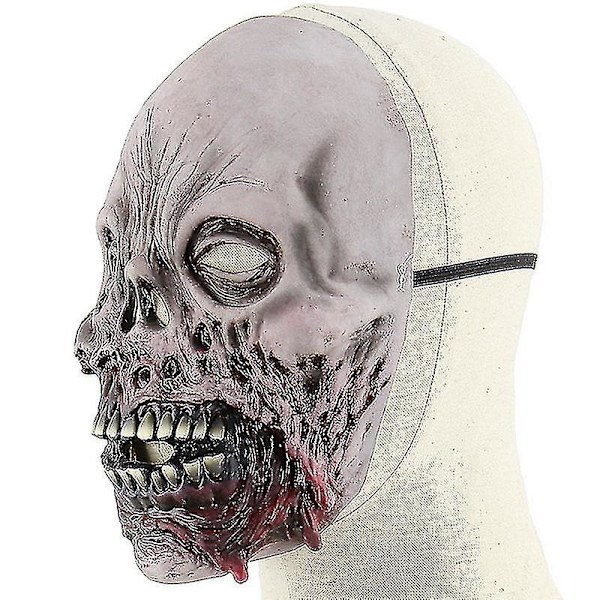 Halloween Fuld Hovedmaske Party Gyser Scary Zombie Masker_h