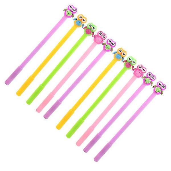 10 stk. Plastik Gelpenne