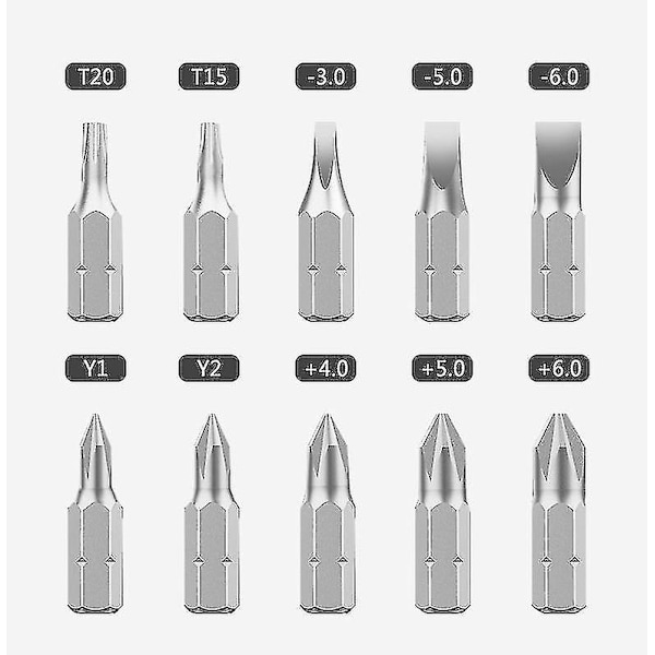 Multifunksjons Skrutrekker Magnetisk Ratsj Skrutrekker 11 I 1, Skrutrekker Bitsett Med Bit Holder Multifunksjonsverktøy Reparasjon For Husholdningsapparater