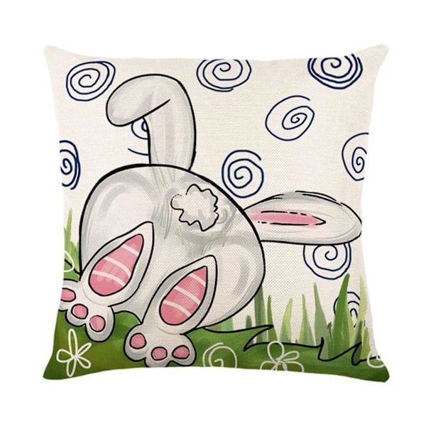 20% rabatt - påsk örngott dragkedja örngott skola hem linne 45 X 45cm kreativ 4-delad uppsättning
