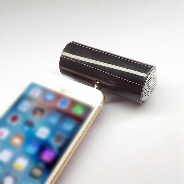 Minihögtalare 3.5mm Bärbar Högtalare Mini Förstärkt Högtalare Plug and Play för Mobiltelefoner och Surfplattor Röd