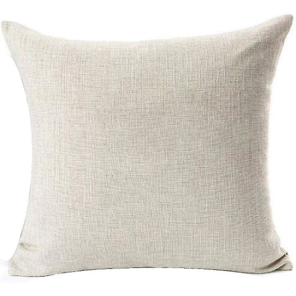 2 stk Mareritt før jul bomullslin stoff firkantet putetrekk dekorativ putetrekk putetrekk for sofa 18\"x 18\" Halloween putetrekk