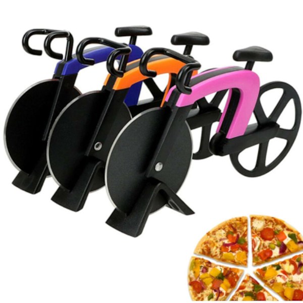 3PCS Cykel Pizzaskärare Hjul Hackare