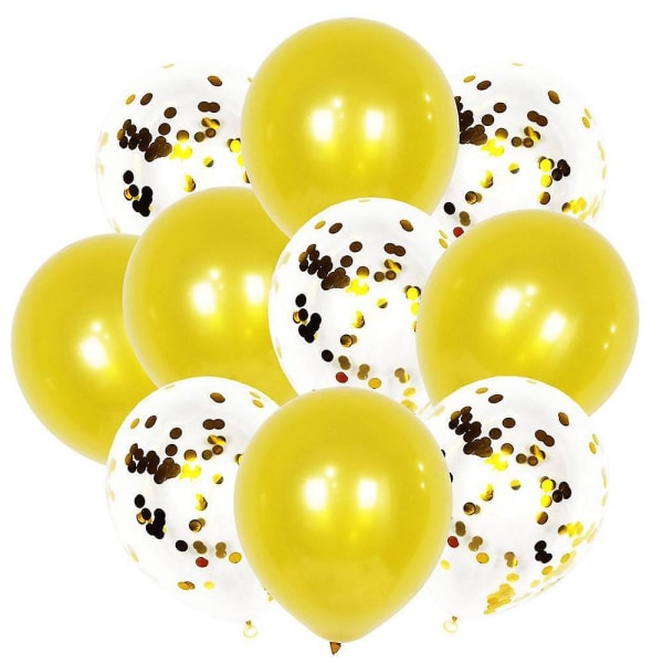 60 pakke 12 tommer, perlefarvede balloner+pailletter Ballon | Latex balloner | Festballoner