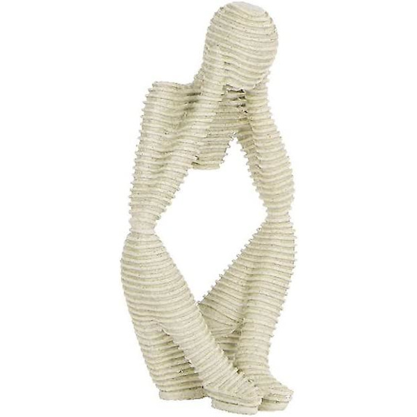 Abstrakt skulptur staty tänkare sandsten harts hotell hem skrivbord bibliotek kontor dekoration 9,82 tum hög (mitten)