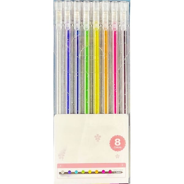 Suloinen kynä 1,0 mm kynä, osittainen kynä Ihana koulutarvikkeet, erilaisia ​​värejä