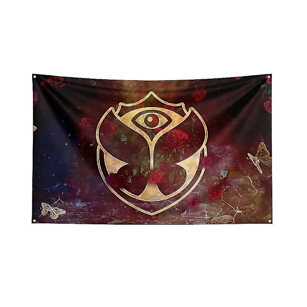 3x5 Ft Tomorrowland Flag Polyester Movement Music Festival Banner(90 x 150cm,J0250)