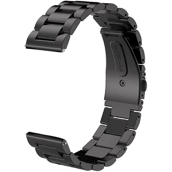 Gear S3 Frontier Band/galaxy Watch 46mm Bands/galaxy Watch 3 Band 45mm,22mm Solid Rostfritt stål Metall Business Armband Armband För Samsung Gear S3/ga