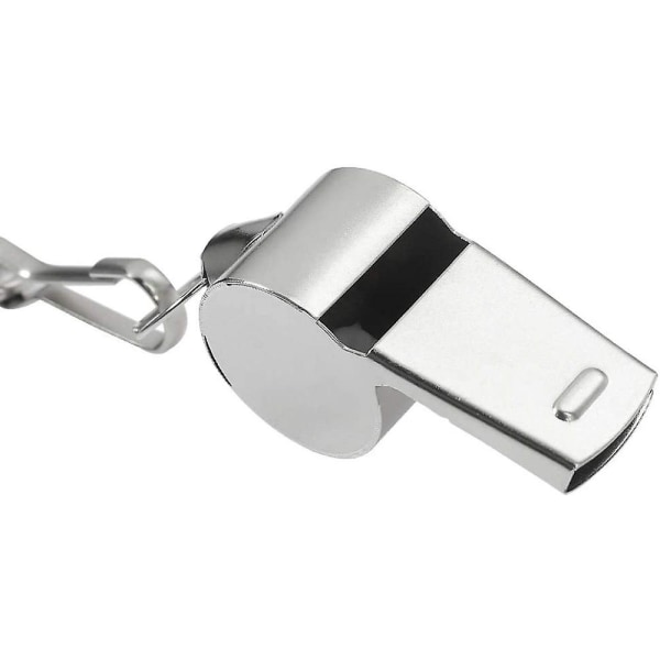 Premium Whistle Whistle Domarvisselpipa i rostfritt stål för barn, lärare och domare - Praktisk signalvisselpipa inklusive krage