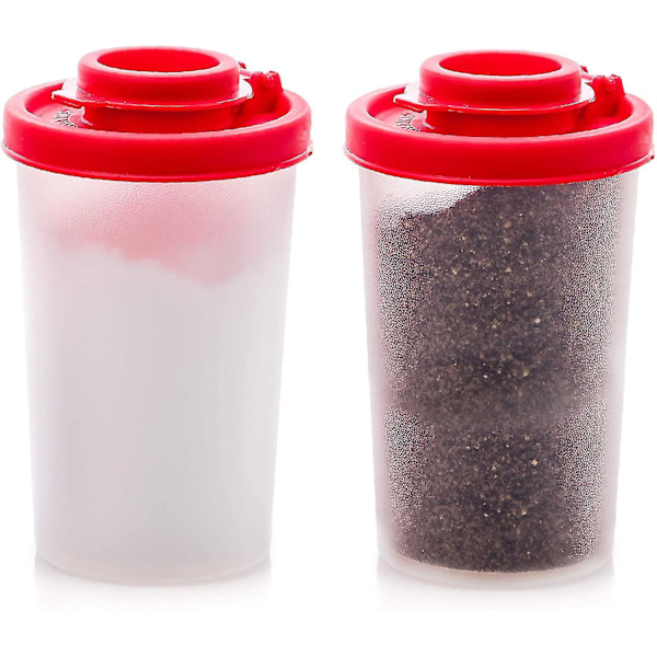 Salt och pepparkvarnar fuktbeständiga set med 2 små minisaltskvarnar för camping picknick utomhus, stor* 2-pack