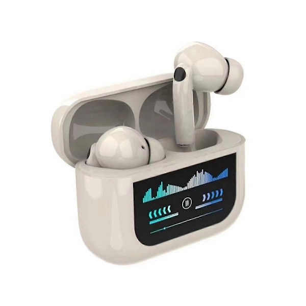 In-ear Bluetooth Hörlurar G4 Färgglada LED Hörlurar ANC+ENC Enkelvarumärke Brusreducerande Stereo Trådlösa Hörlurar C