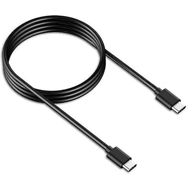 25W hurtigoplader + USB-C USB-C-kabel Kompatibel med Samsung, sort