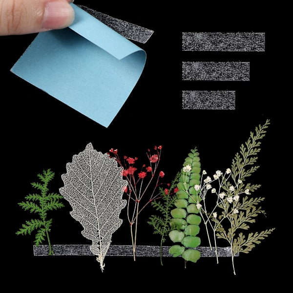 12 rullar dubbelhäftande tejp för scrapbooking, foton, inbjudningskort, papper, DIY-hantverk och kontorsmaterial