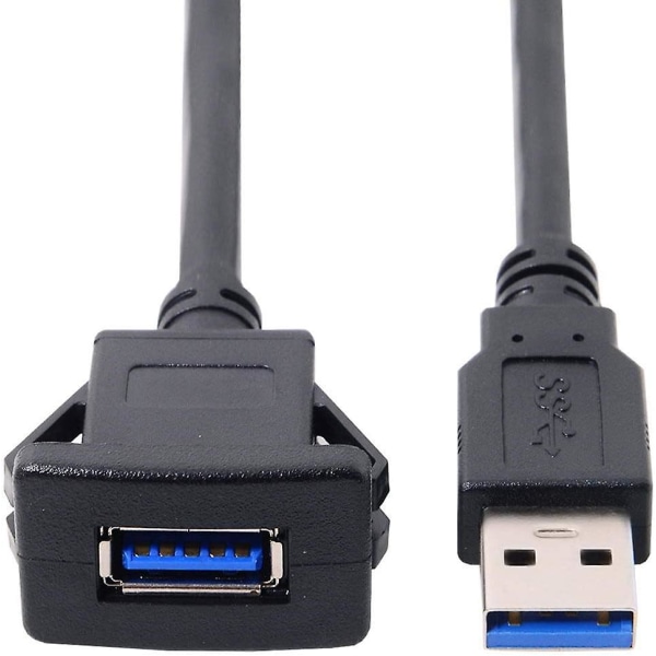 Vandtæt USB 3.0 hjælpekabel til instrumentbræt 1 m