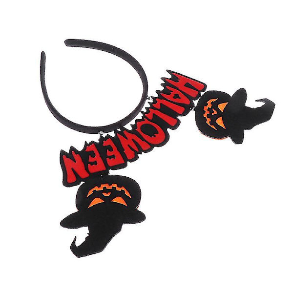 Pumpaskinnshuvudband för kvinnor och flickor - Klä upp dig tillbehör rekvisita Halloween-tillbehör