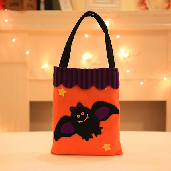 Hämähäkkifestivaalin Lasten Makeispussin Rekvisiittapussi Halloween Kannettava Ei-kudottu Pussi