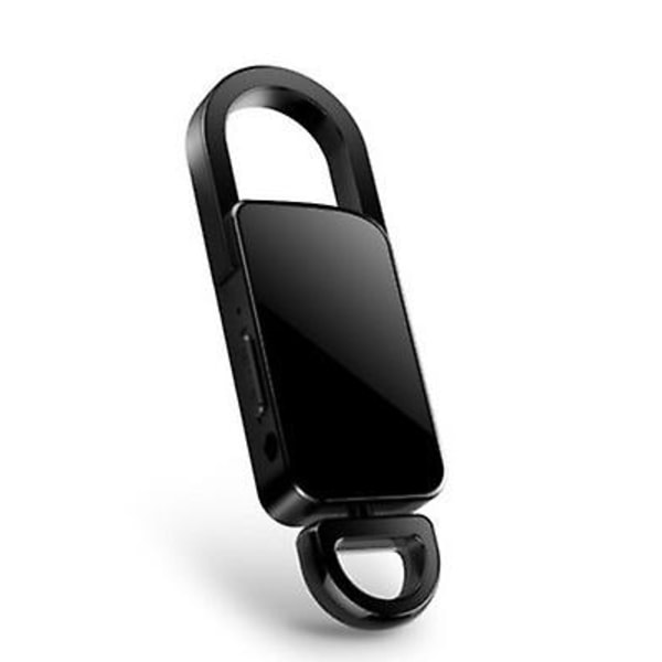 Mini-ääni-tallennin avaimenperän tallennin ääni-tallennin pieni Mp3 digitaalinen tallennin luentoihin, haastatteluihin, kokouksiin, luokkiin (1 kpl)