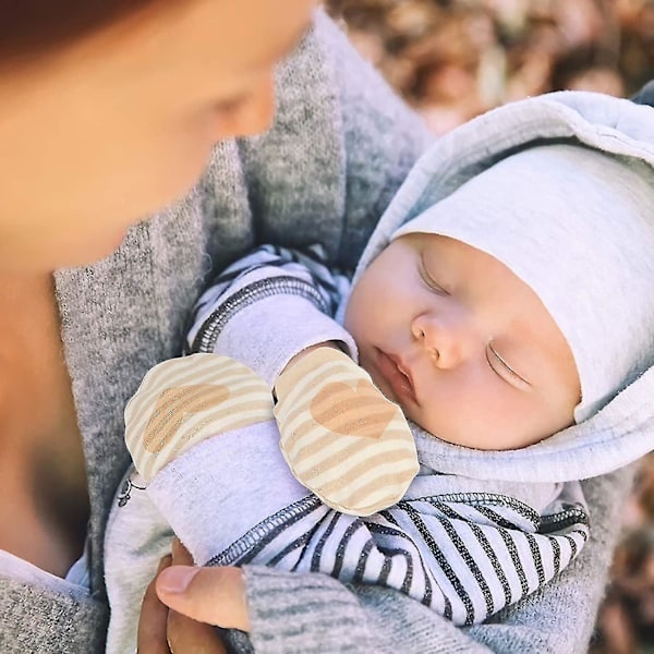 6 Par Newborn-votter, Bomullsstoff, Håndbeskyttelse, Tykke Votter