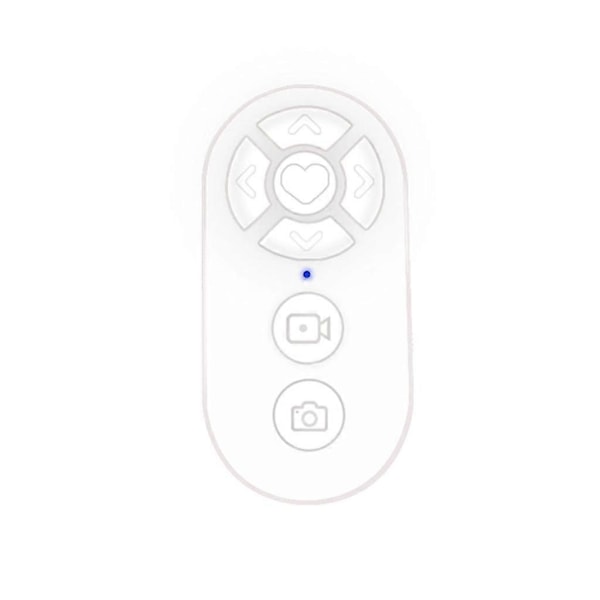 Multifunktionell Bluetooth-kompatibel självutlösare, uppladdningsbar fjärrkontroll Yalo (vit)