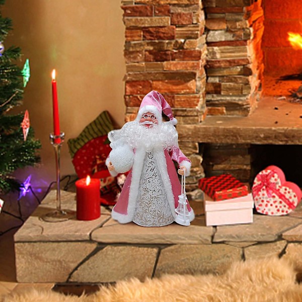 Stor Jultomtefigur Elektrisk Jultomte Plyschleksaker Tomte Juldekoration För Hemmet Julpynt