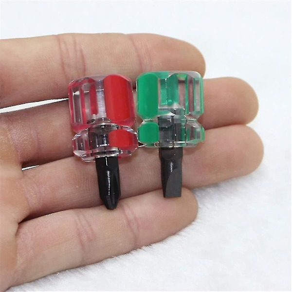 Lyhyt ruuvimeisseli, 6 kpl Mini ruuvimeisseli Paksu ruuvimeisseli, Ompelimakoneen ruuvimeisseli DIY-korjauksiin