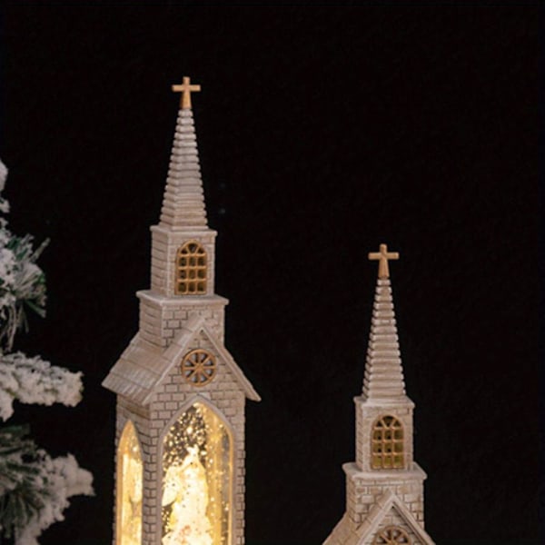 Julkula Glowande Kristallkula Tomte Snögubbe Semestergåva Julkula