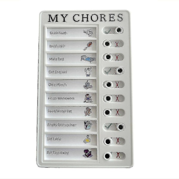 Memo Plastic Board Office Plastic Notes My Chores Checklist Portable Rv Gv Message Checklist